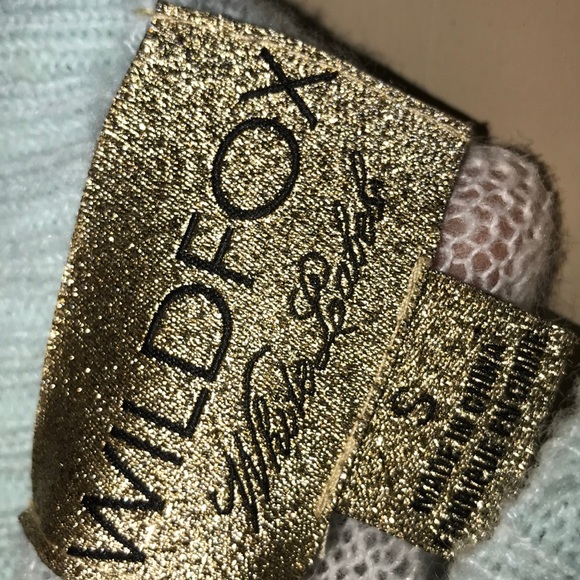 Wildfox knit t with sequined blue 💙 - Picture 8 of 8